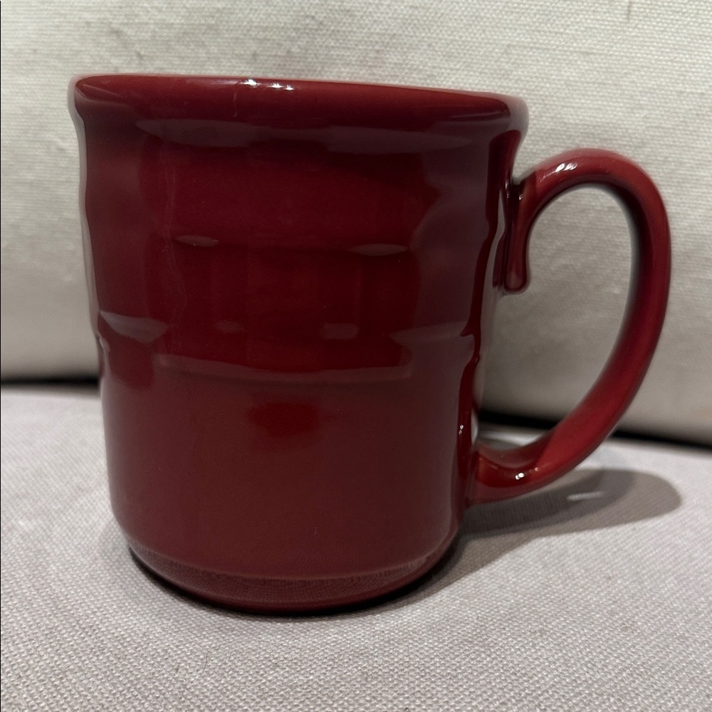 Longaberger Deep Red Ceramic Mug